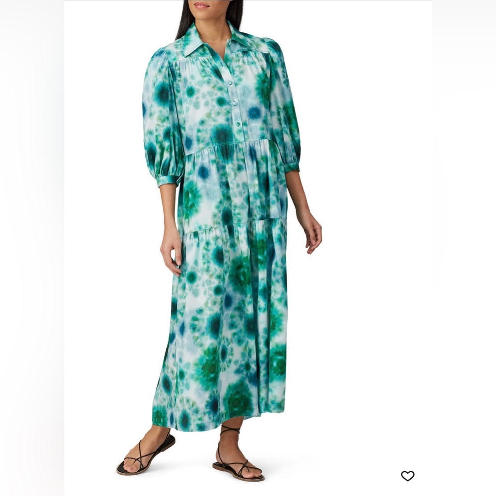 Hunter Bell green dress